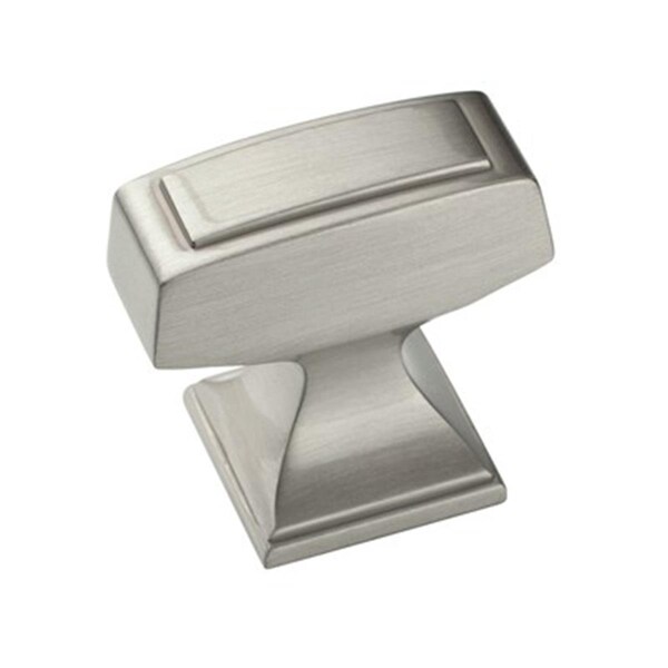 Gardencare BP53029-G10 1.25 in. x .81 in. Square Knob - Satin Nickel GA724751 - main